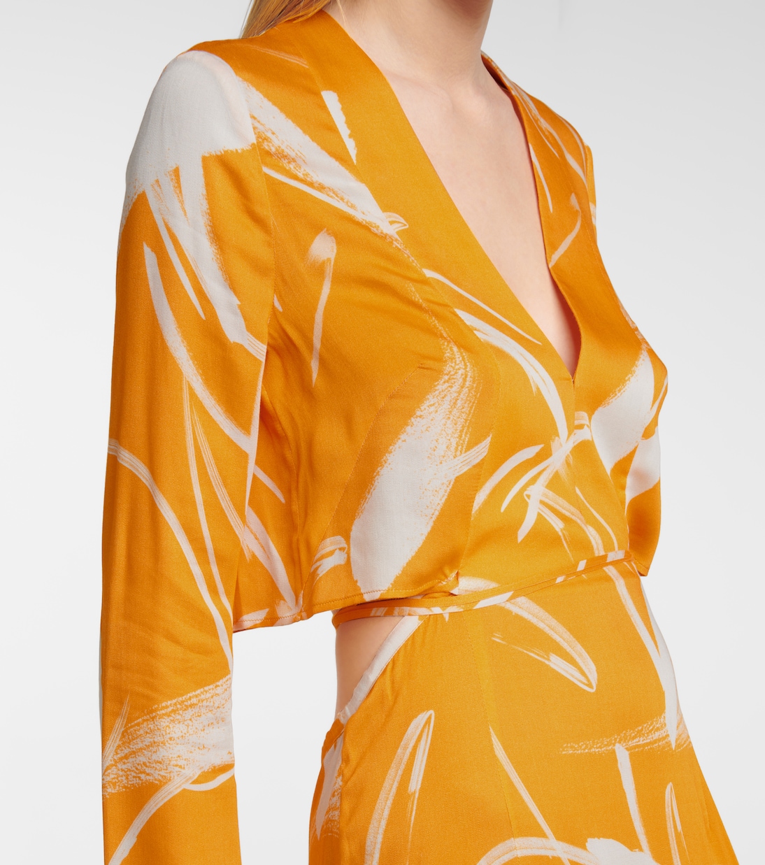Bedrucktes Maxikleid | Galvan