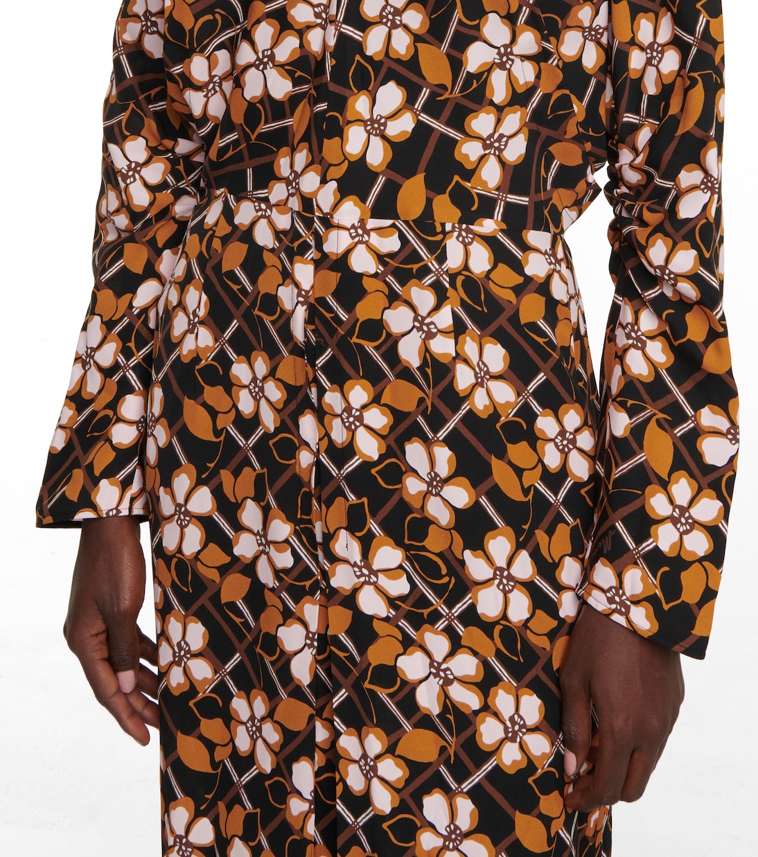 Abito midi con stampa floreale | Marni