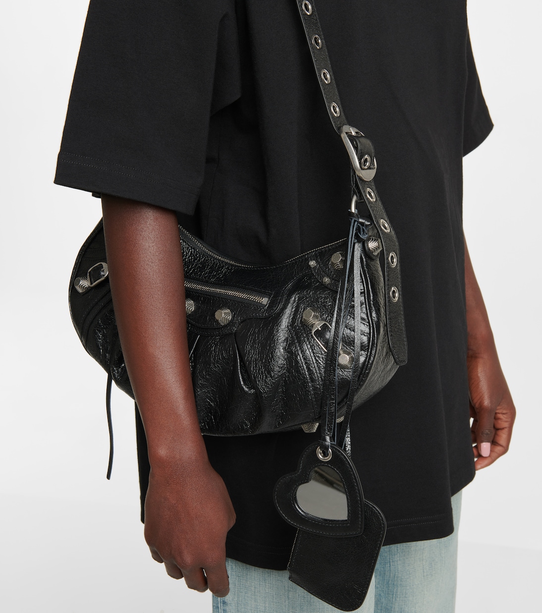 Le Cagole Small leather shoulder bag | Balenciaga