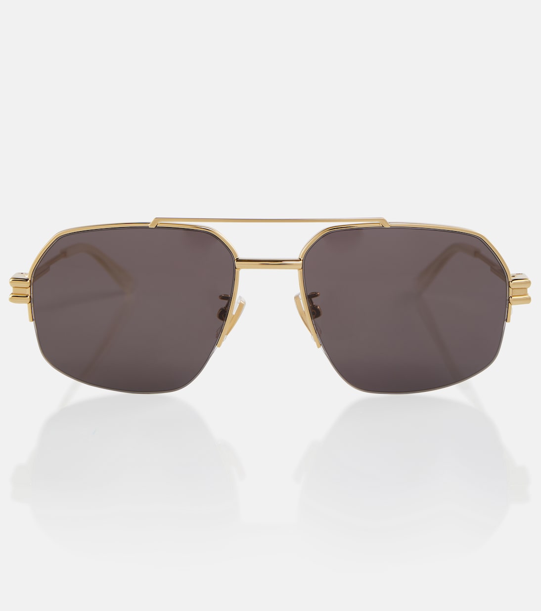 Occhiali da sole stile aviatore Bottega Veneta per giovani trendsetter