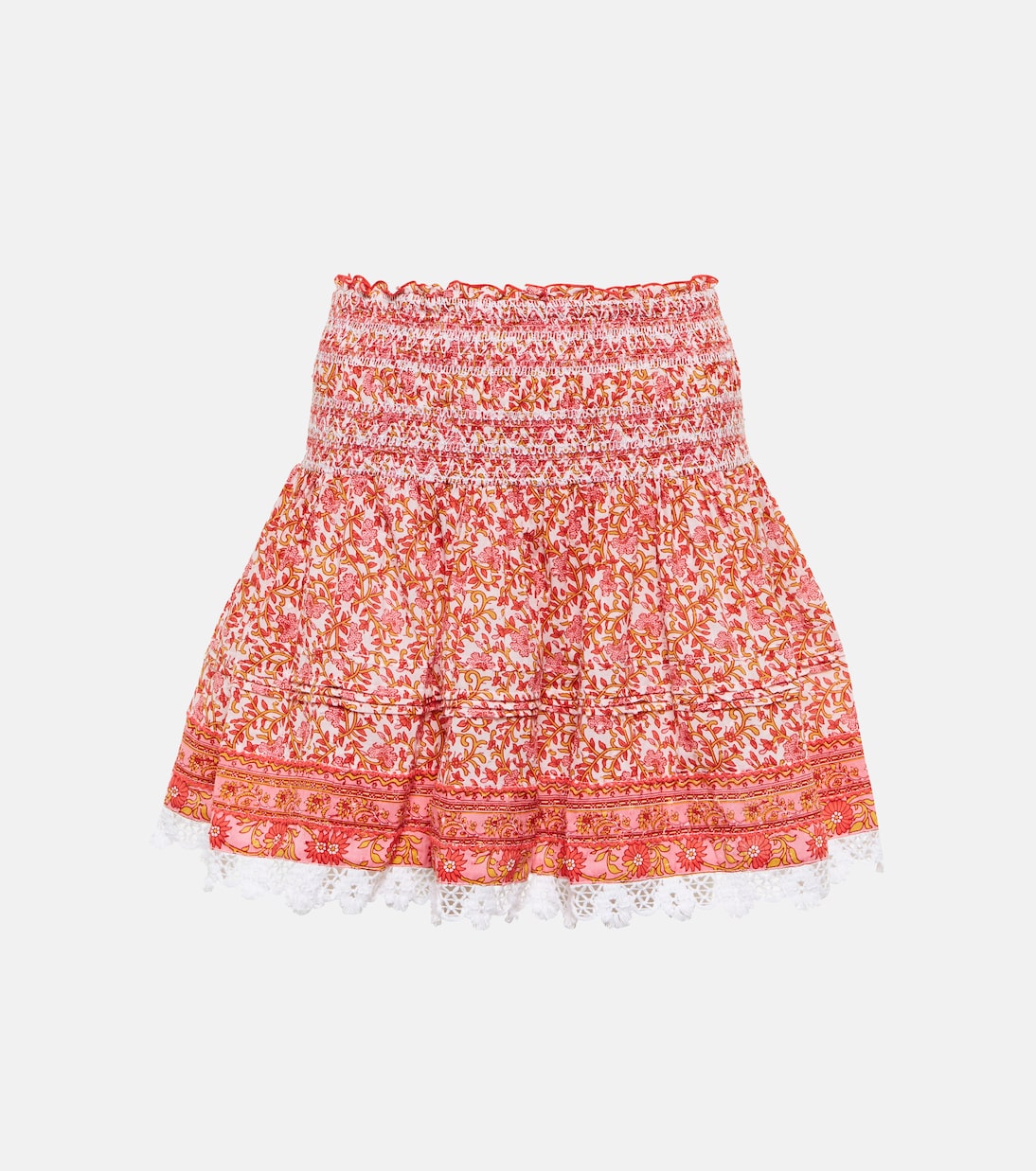Galia floral miniskirt | Poupette St Barth