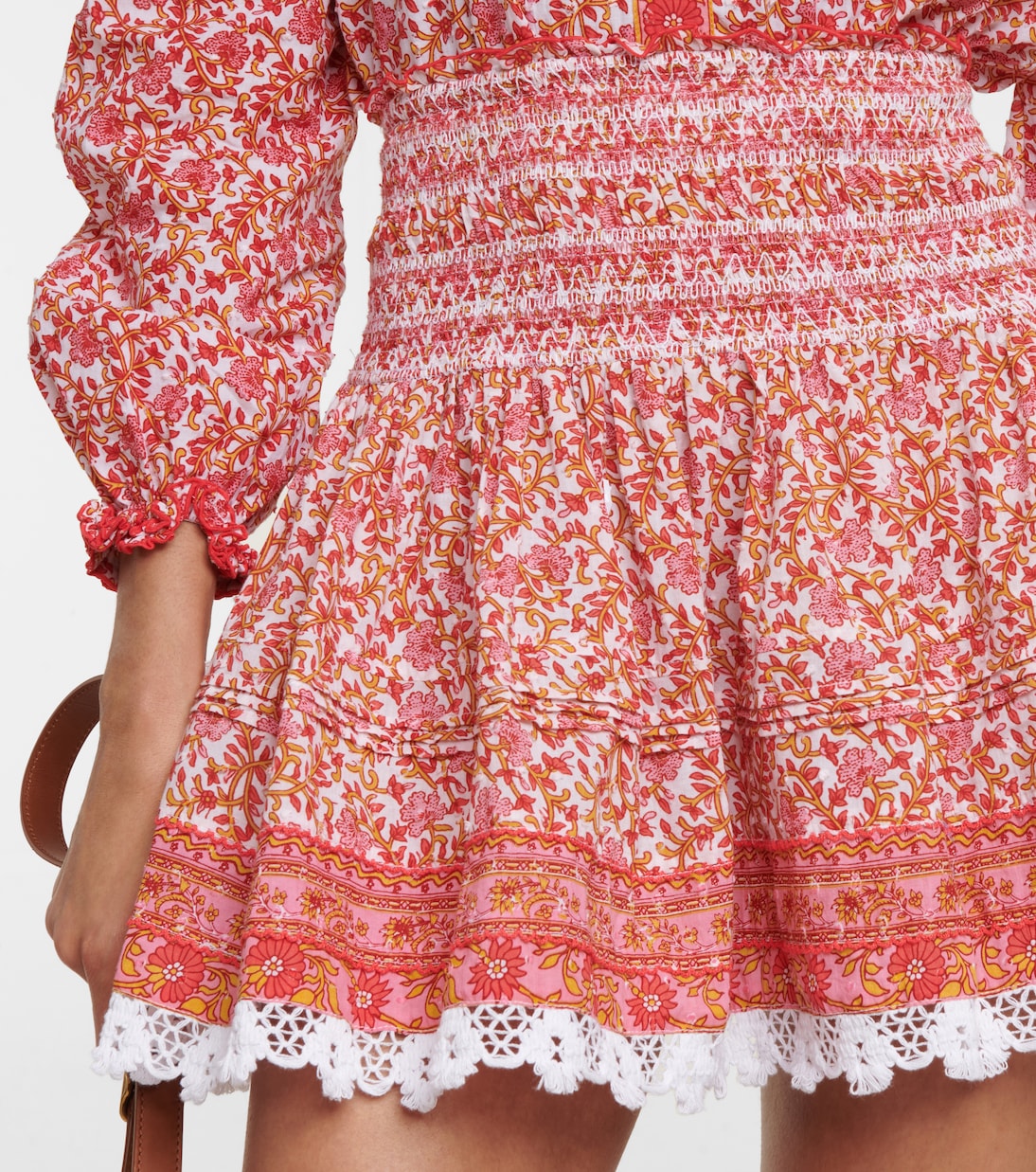 Galia floral miniskirt | Poupette St Barth