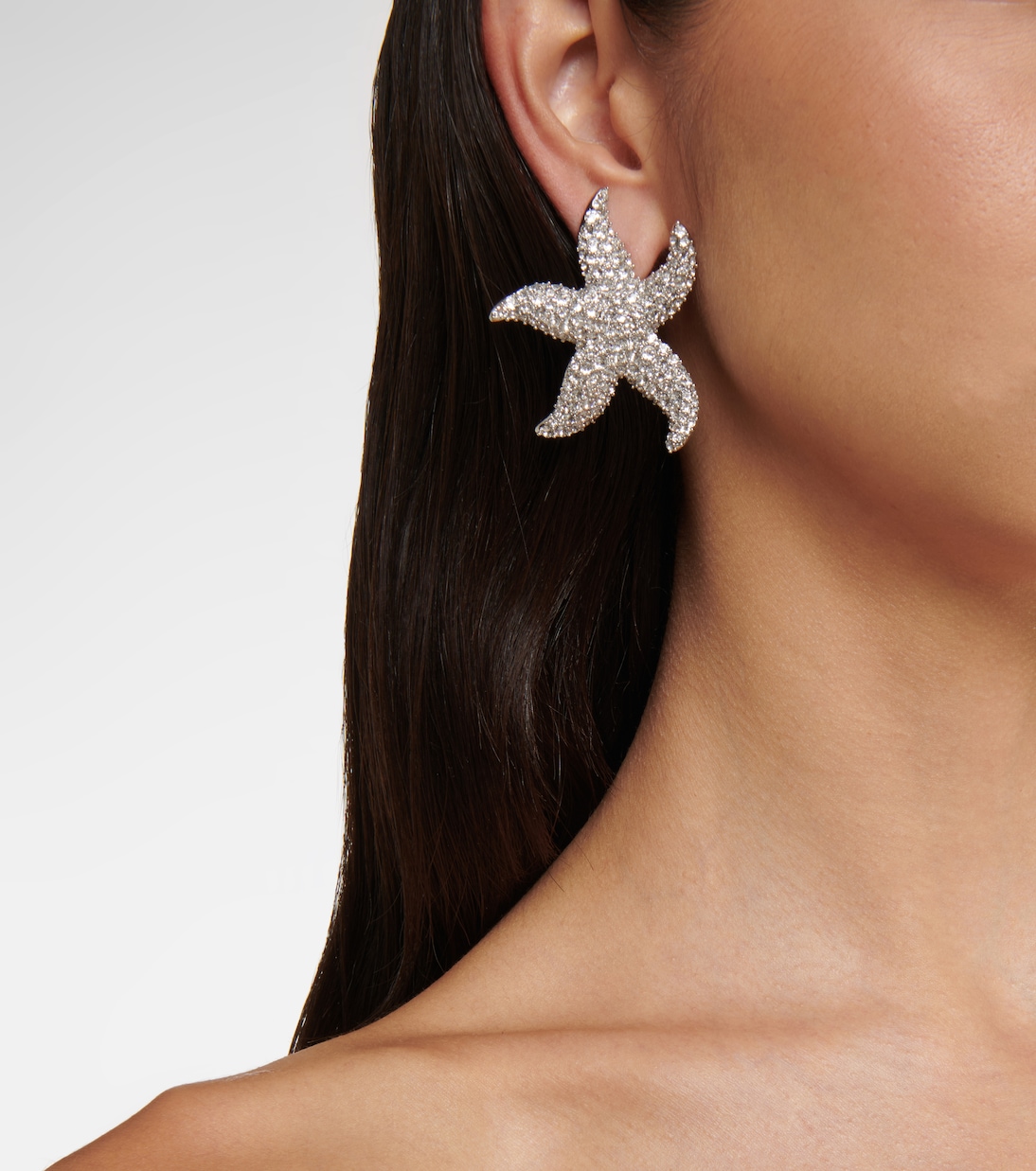 Boucles d’oreilles Astra à cristaux | Amina Muaddi