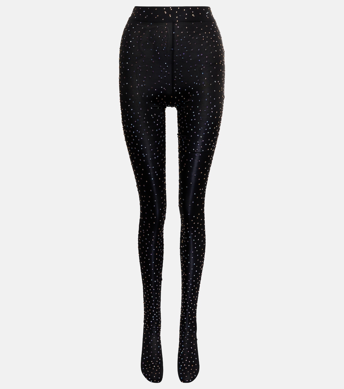 Crystal-embellished tights | Alex Perry