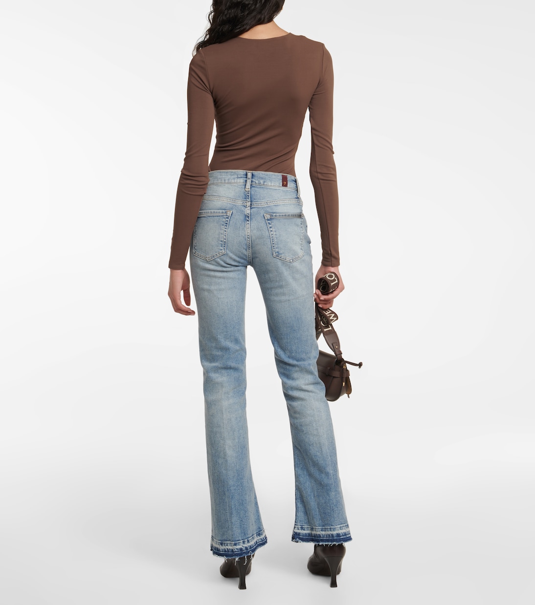 Bootcut Tailorless mid-rise jeans | 7 For All Mankind