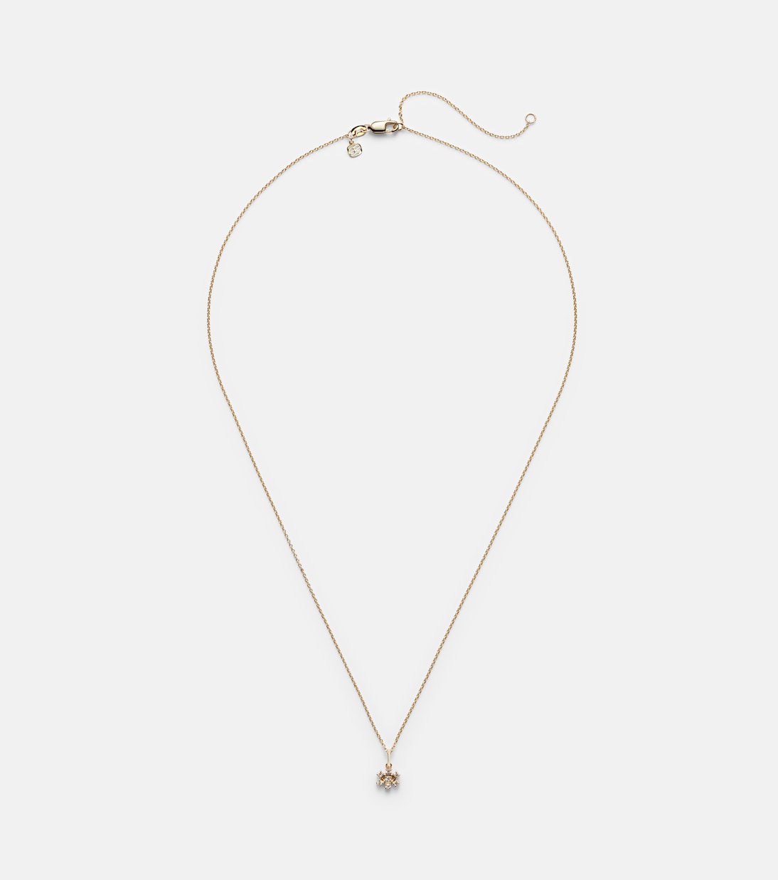 Collana in oro 14kt SYDNEY EVAN con diamanti, stile giovanile elegante