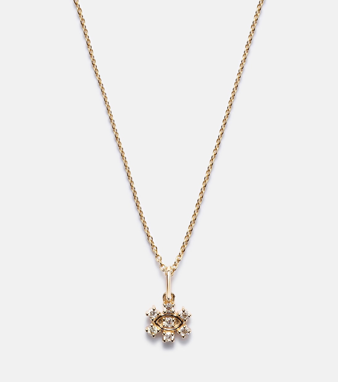 Collana in oro 14kt SYDNEY EVAN con diamanti, stile giovanile elegante