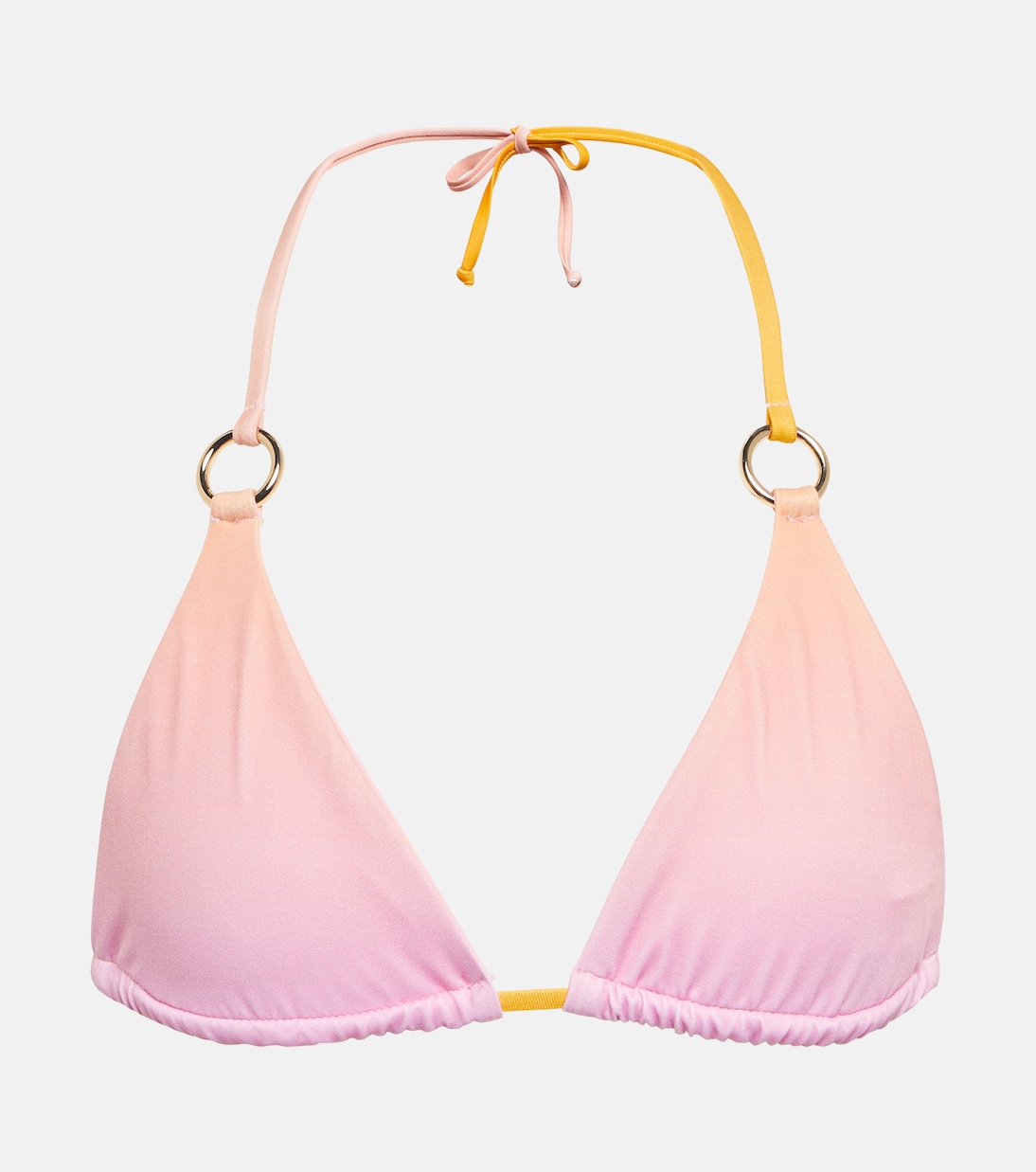 Printed bikini top | Louisa Ballou