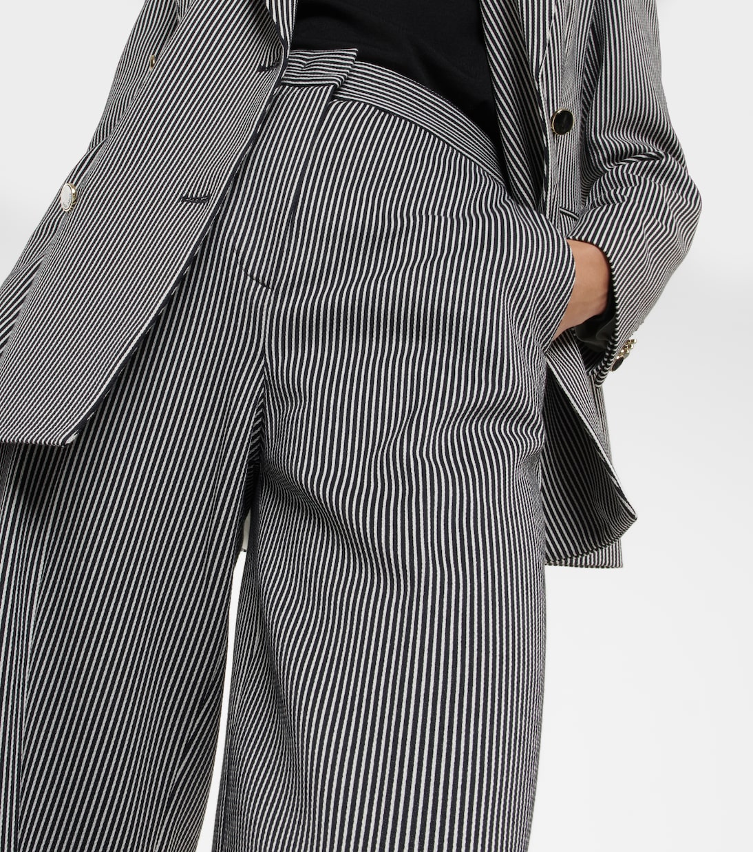 Pantalon ample Anfora à taille haute | Max Mara