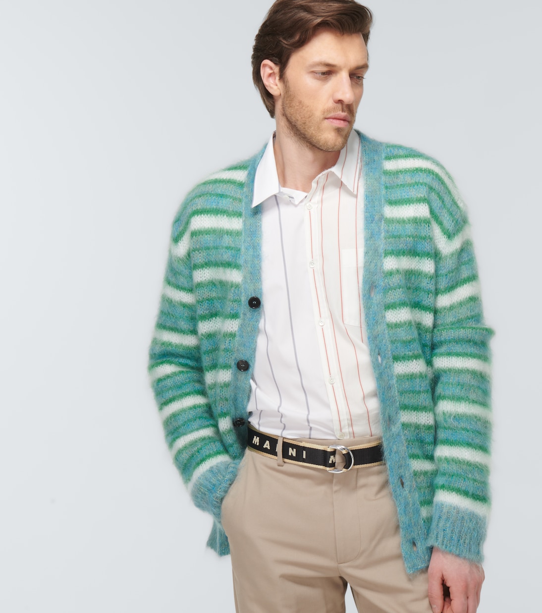 Cinturón con logo en jacquard | Marni