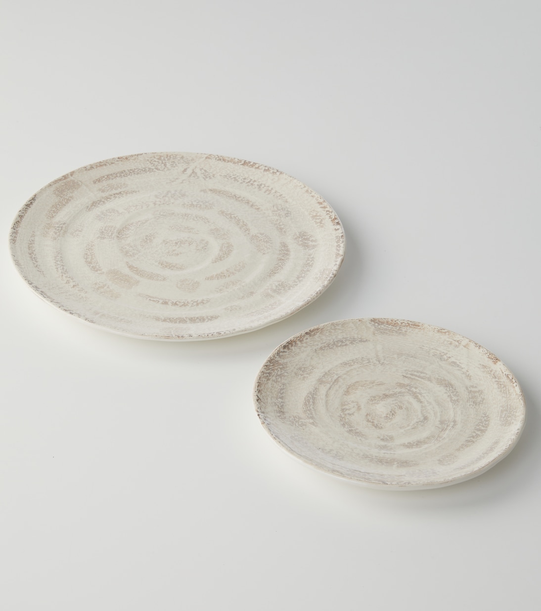 Tradition set of 2 ceramic plates | Brunello Cucinelli