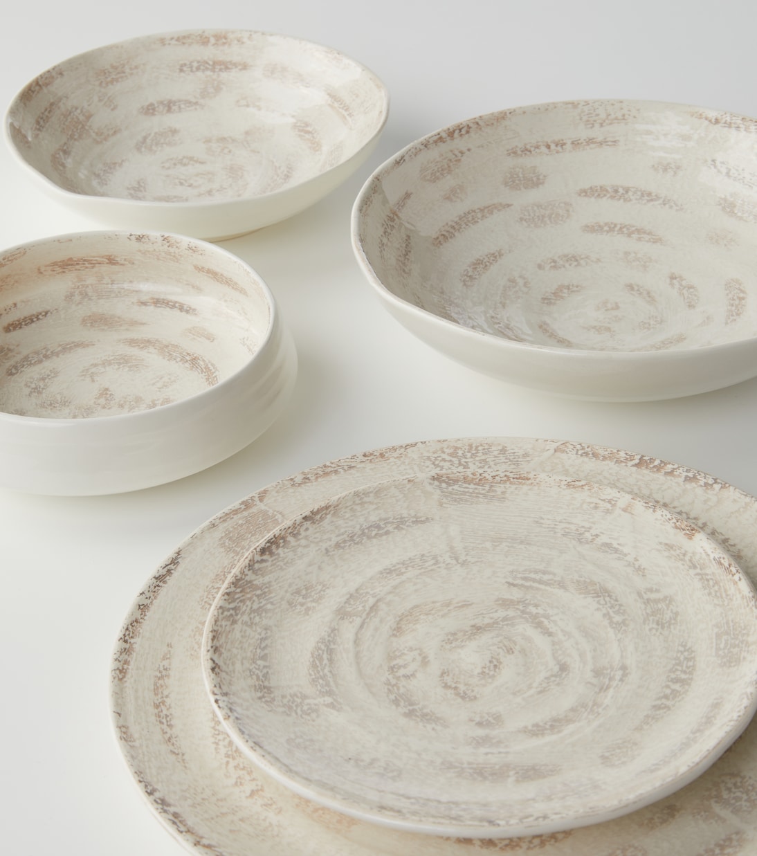 Tradition set of 2 ceramic plates | Brunello Cucinelli