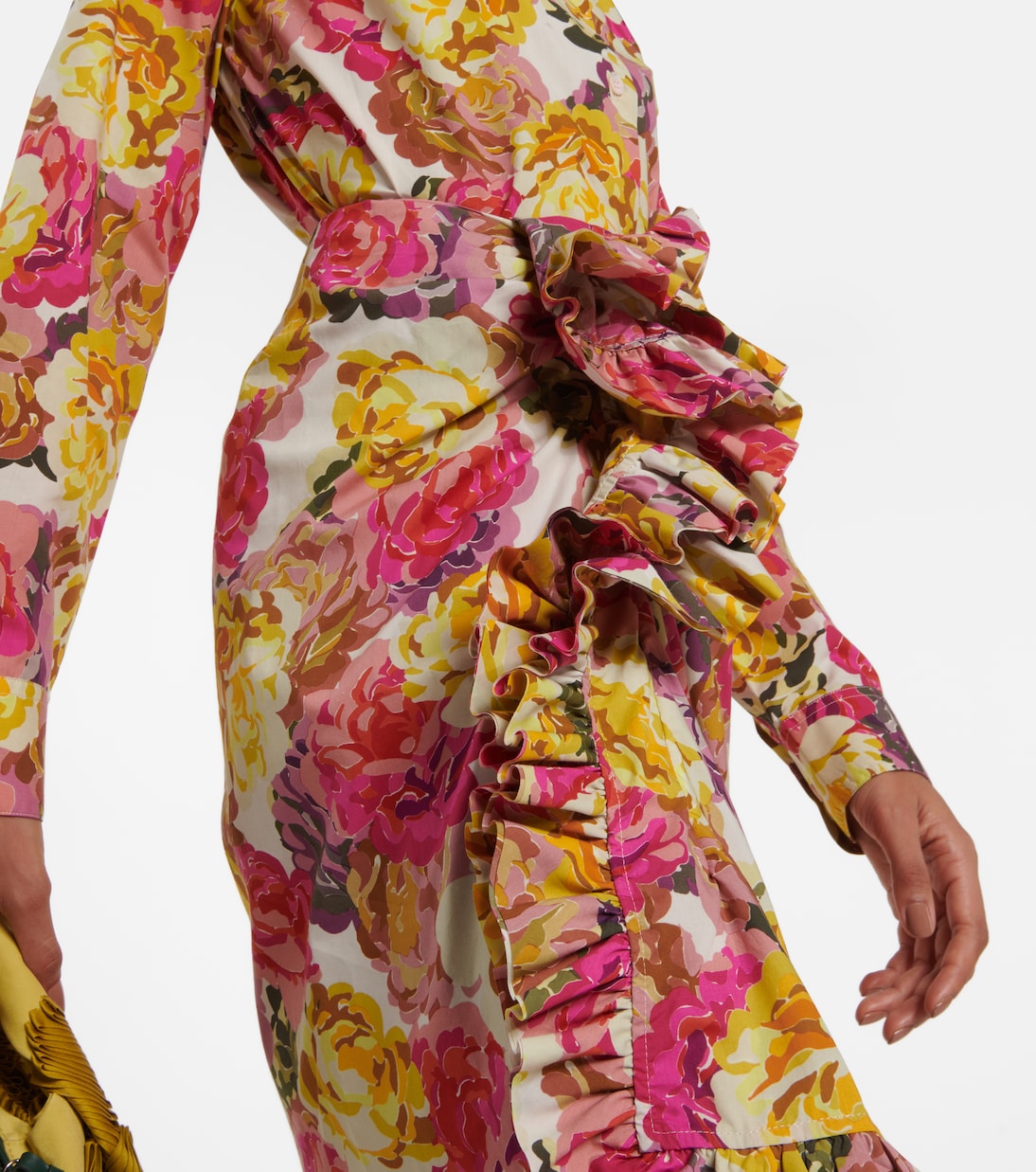 Jupe midi Sina imprimée en coton | Dries Van Noten