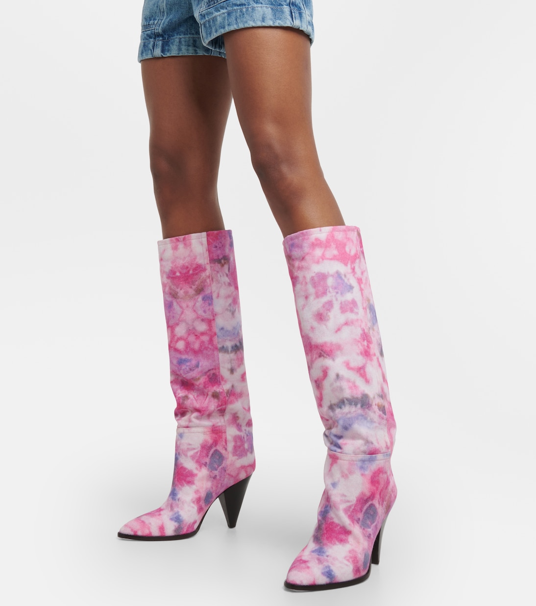 Botas altas Ririo de piel estampadas | Isabel Marant