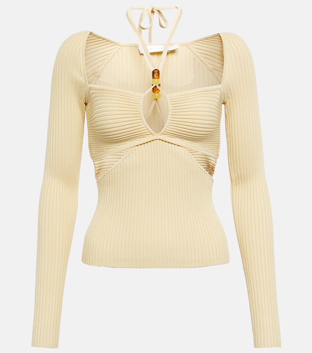 Top Elenor in maglia a coste con cut-out | Simkhai