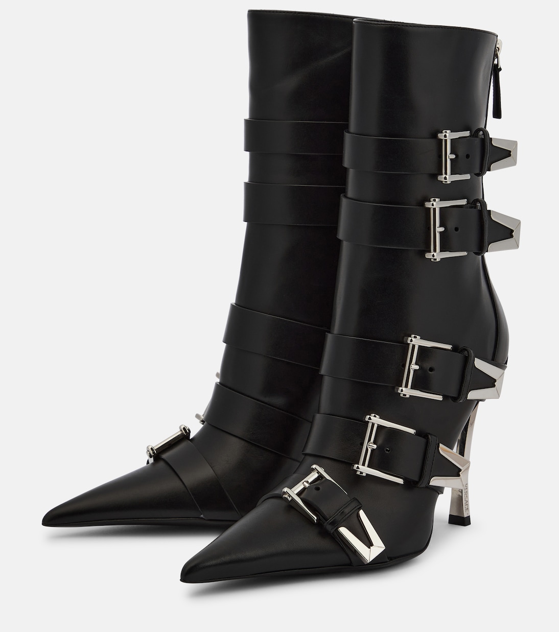 Botines Pin-Point Buckle de piel | Versace