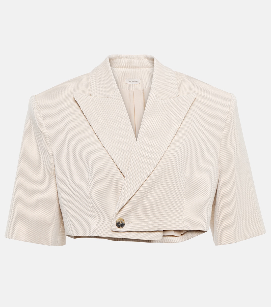 Cropped-Blazer Wjosa aus einem Wollgemisch | The Mannei