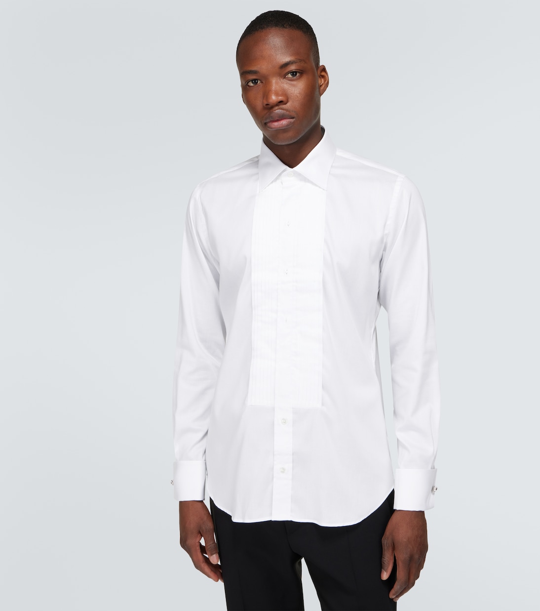 Smokinghemd aus Popeline | Thom Sweeney