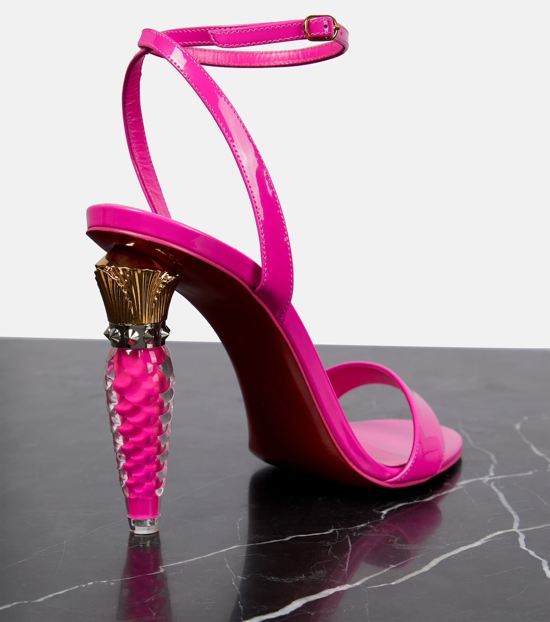 Sandalen Lipgloss Queen aus Lackleder | Christian Louboutin