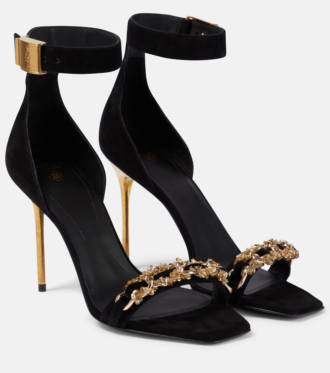 Sandales Uma en daim à ornements | Balmain