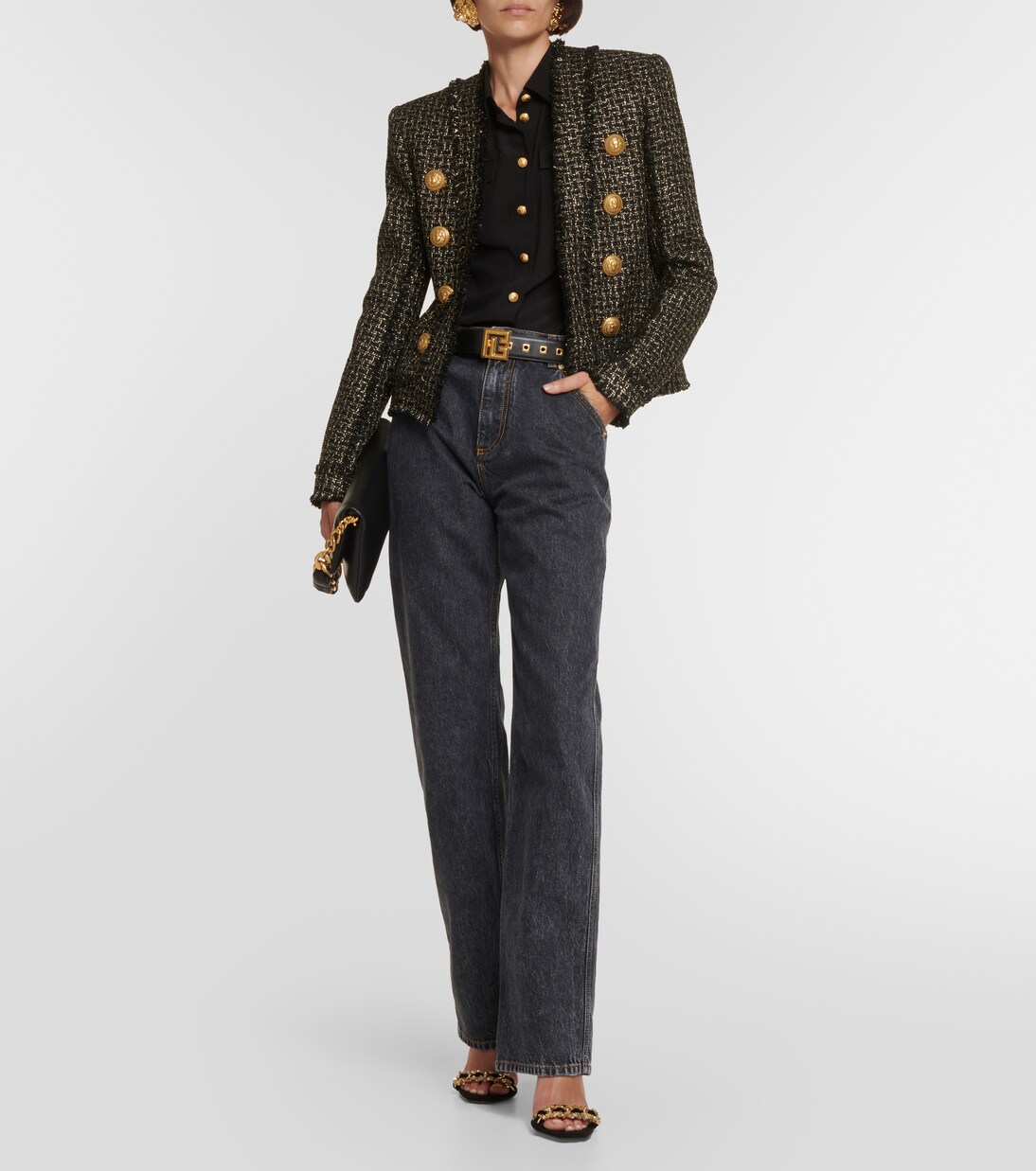 Sandales Uma en daim à ornements | Balmain