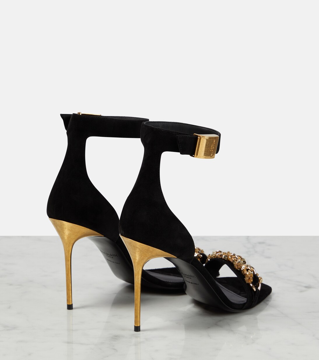 Sandales Uma en daim à ornements | Balmain