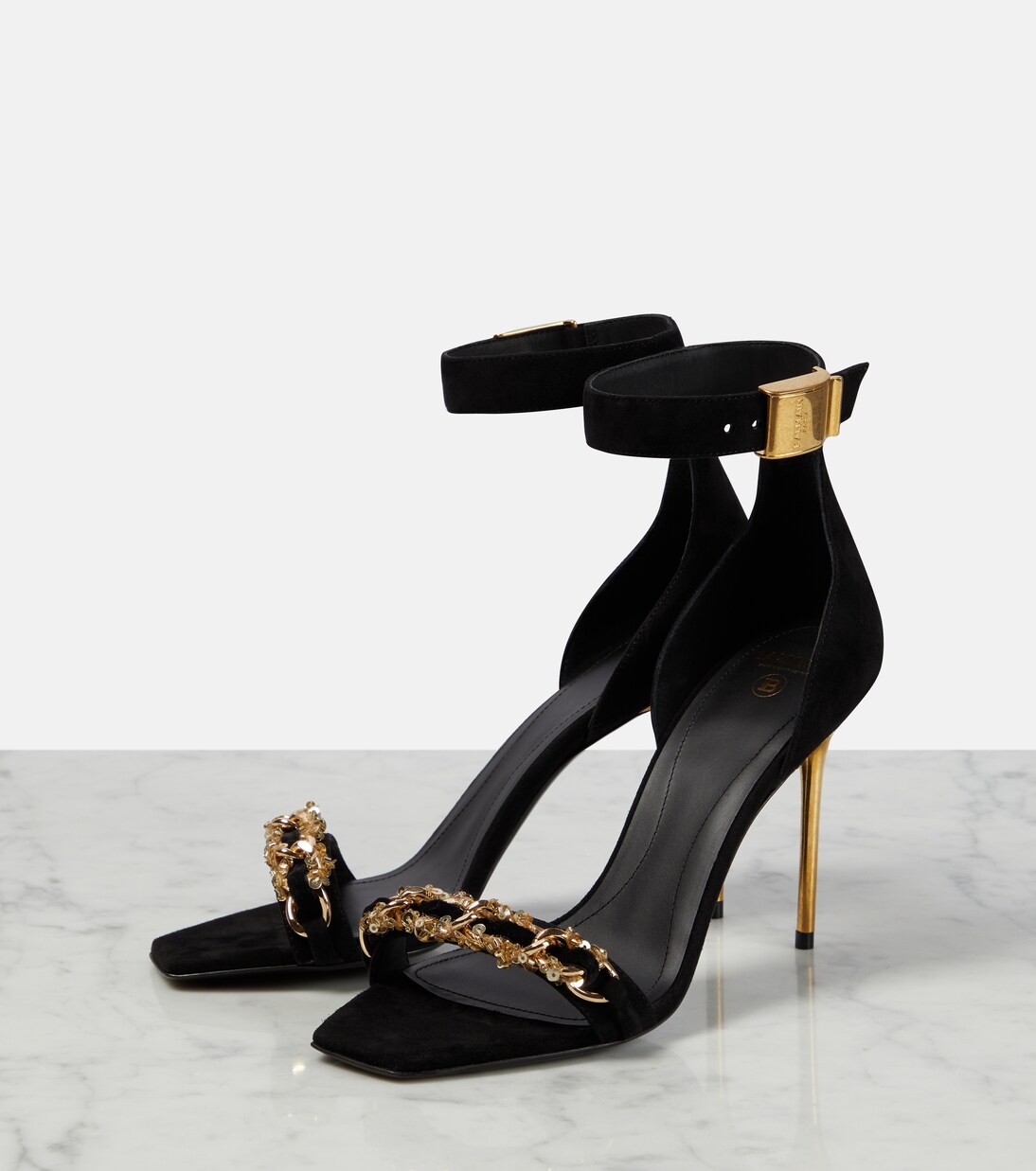 Sandales Uma en daim à ornements | Balmain