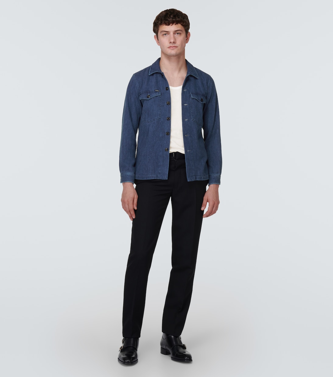 Hemdjacke aus Denim | Tom Ford
