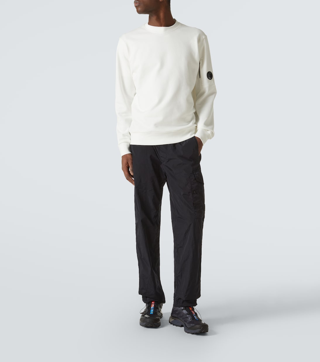Felpa in pile di cotone con cappuccio | C.P. Company