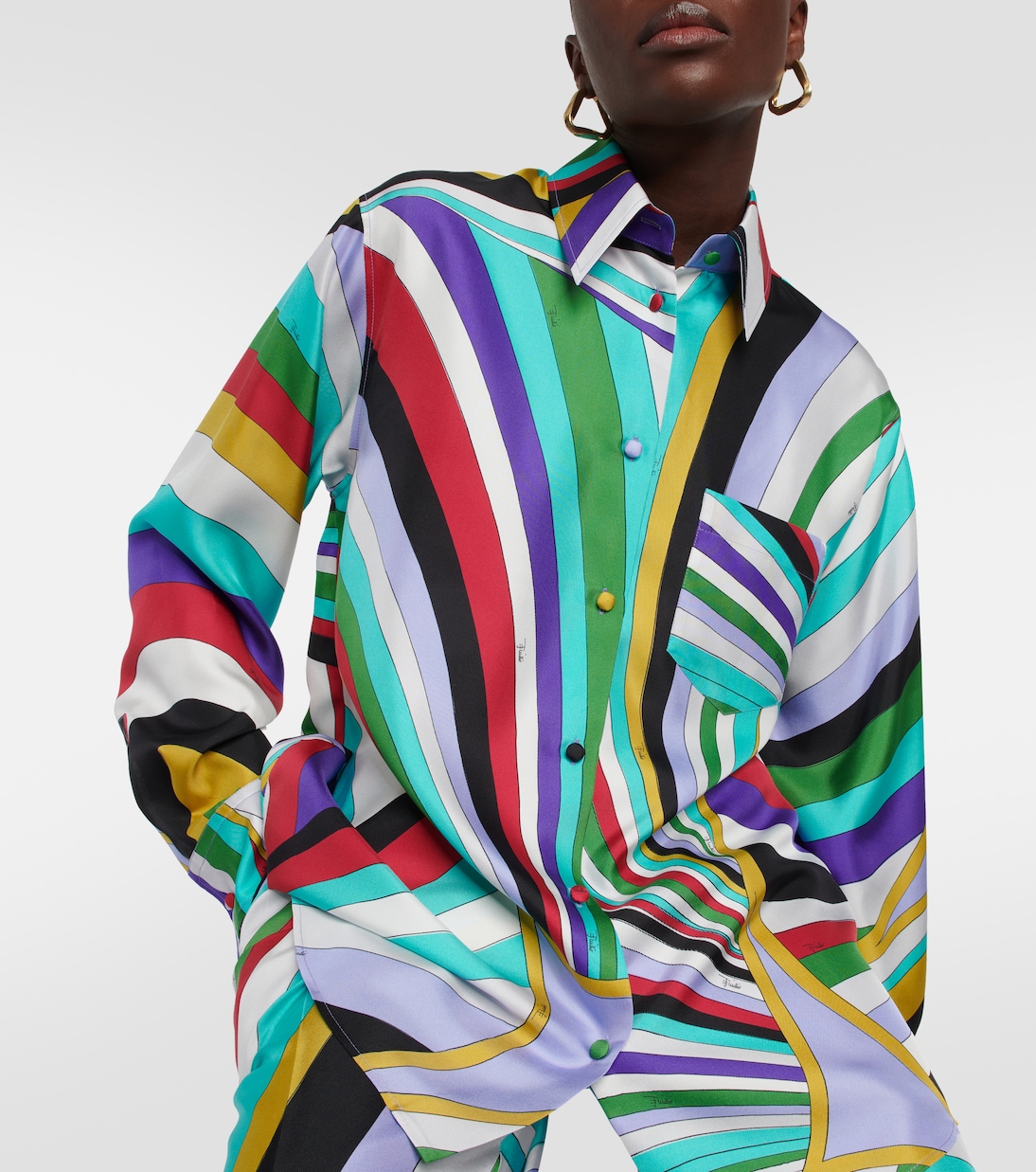 Iride silk twill shirt | Pucci