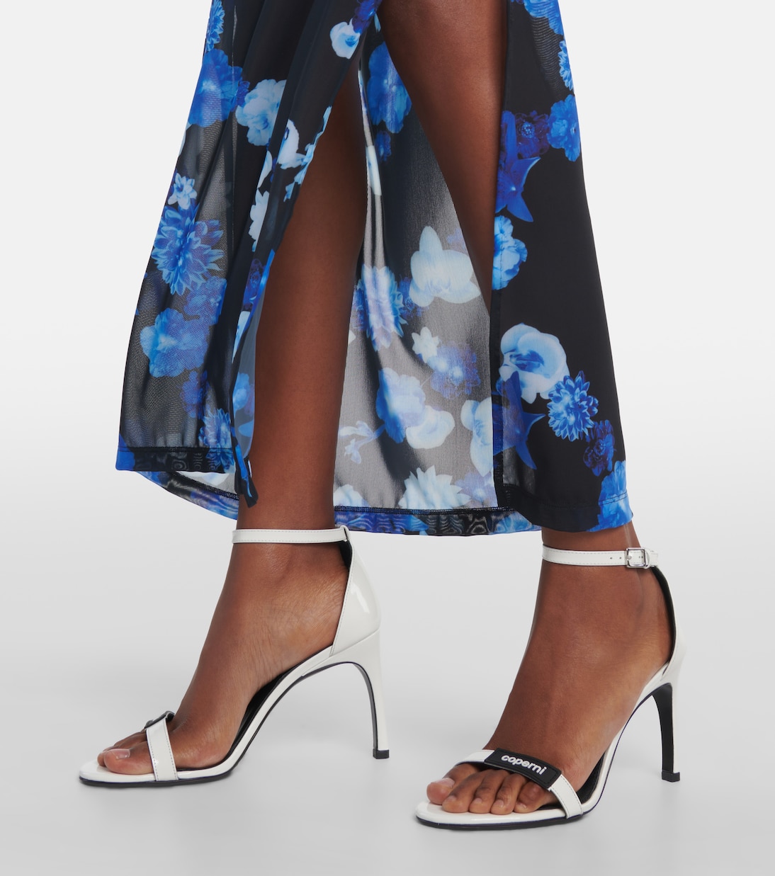 Sandali in vernice con logo | Coperni