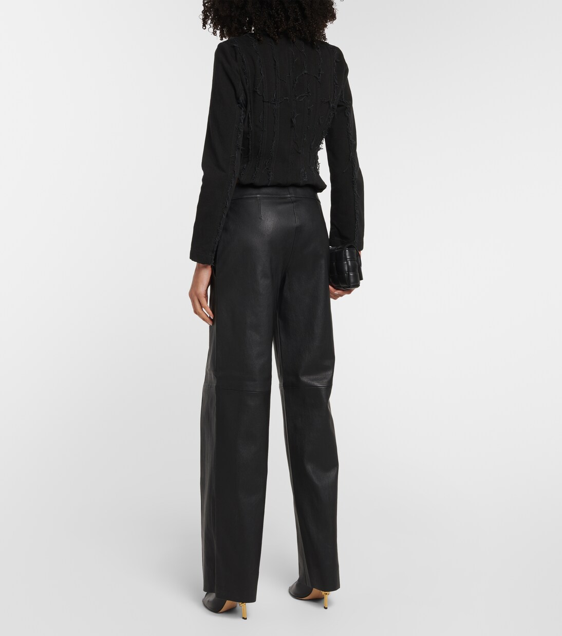 Pantaloni Alyssa in pelle | Stouls