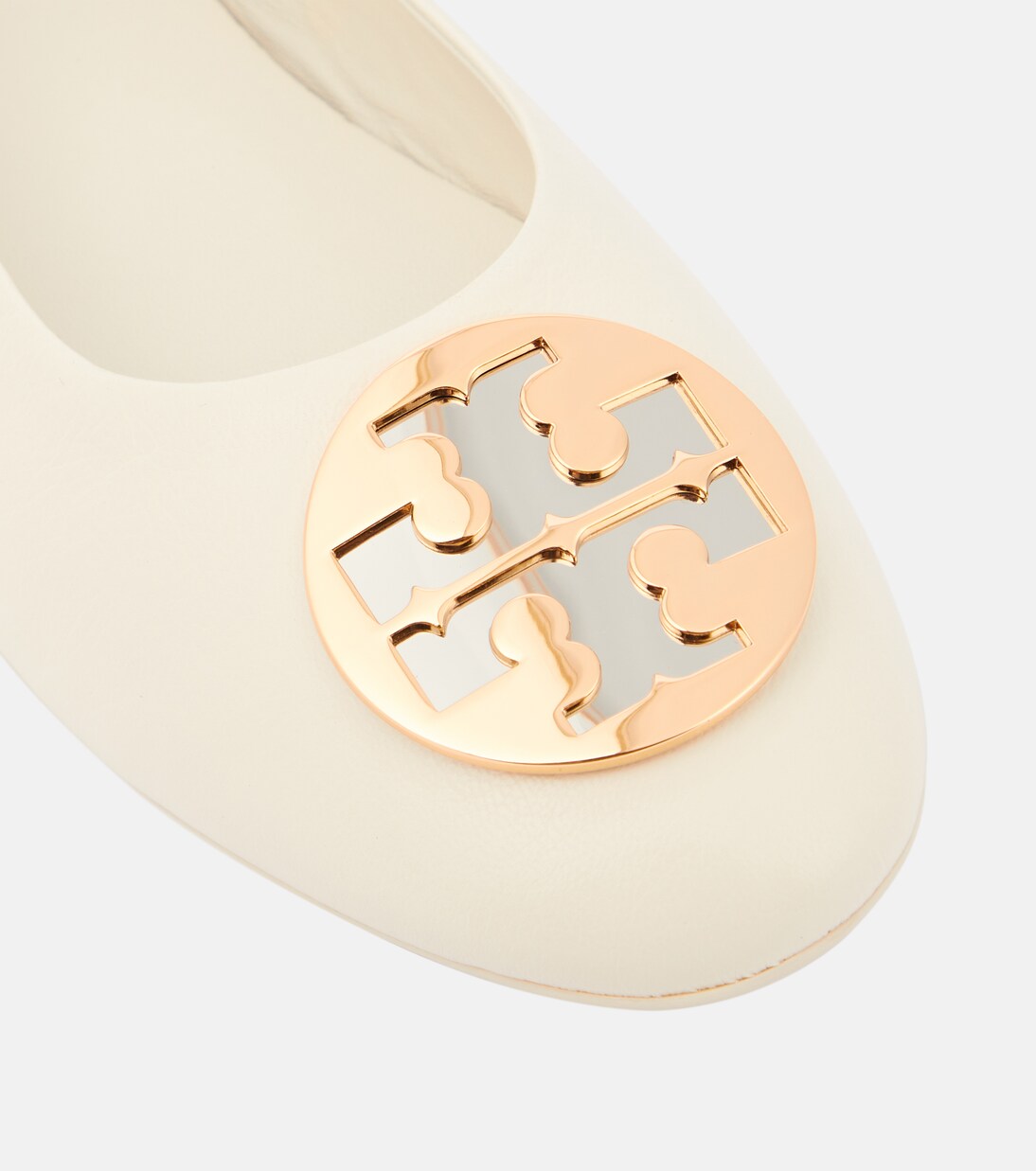 Claire leather ballet flats | Tory Burch