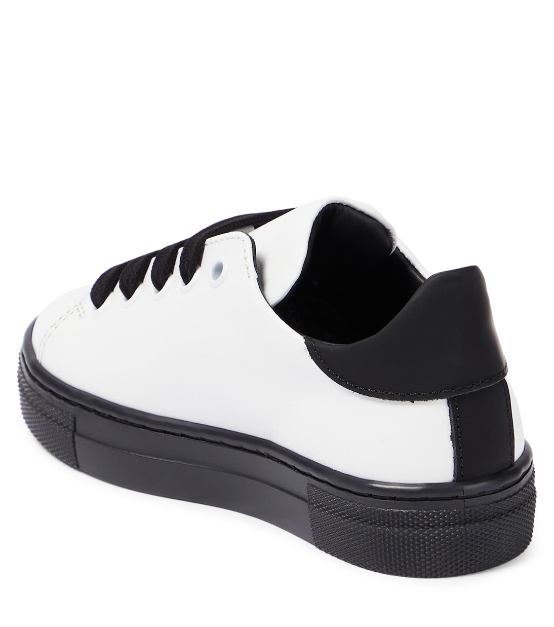 Zapatillas de piel con logo | Moschino Kids