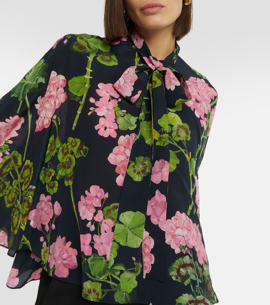 Bluse aus Seide | Oscar de la Renta