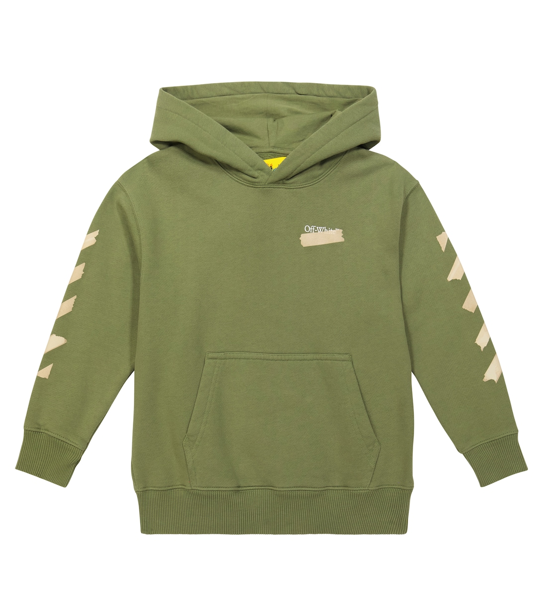 Felpa in jersey di cotone con cappuccio | Off-White Kids