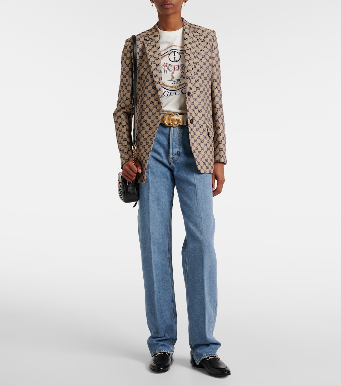 T-shirt in jersey Interlocking G | Gucci