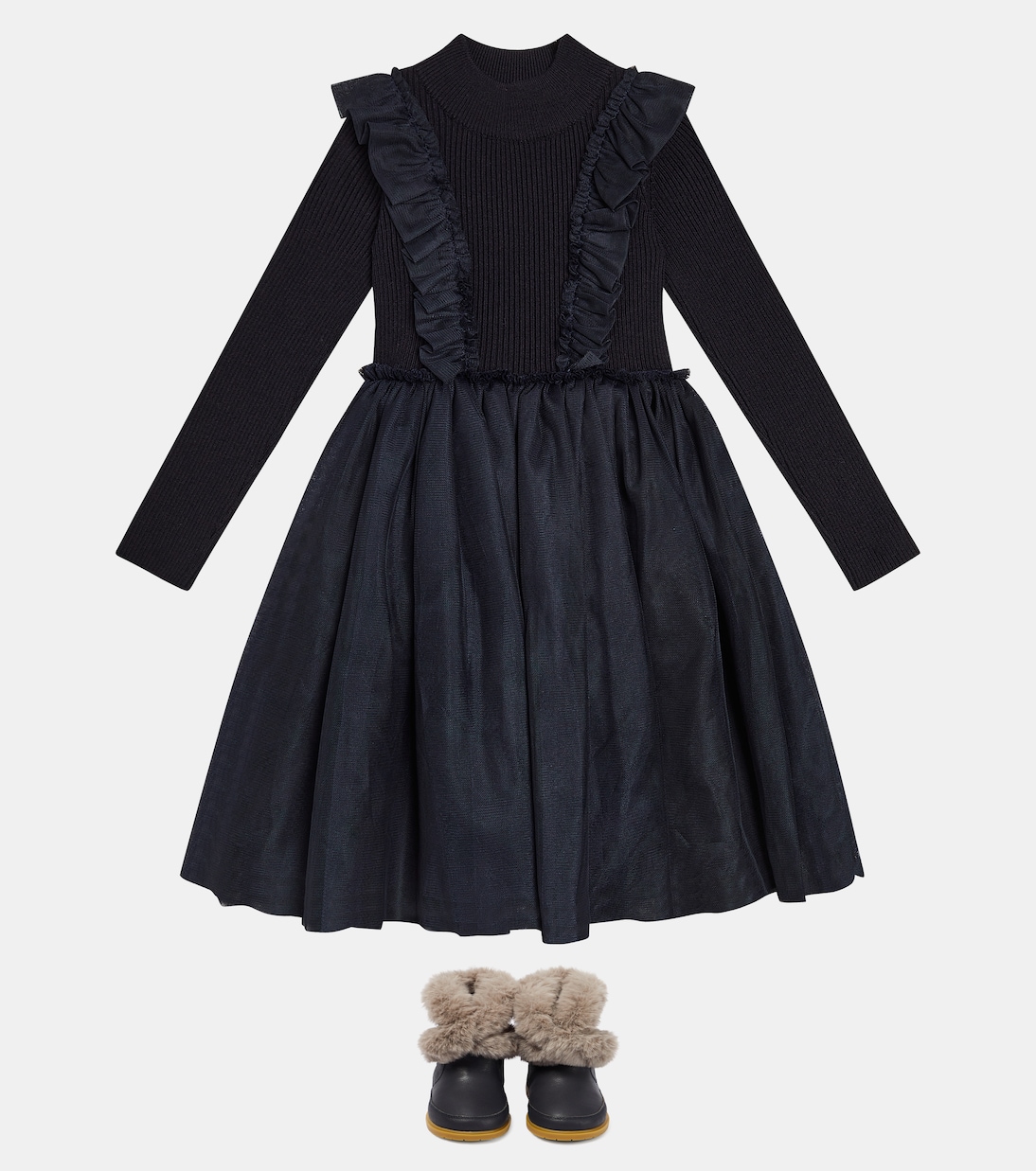 Kleid Flovos mit Tüll | Donsje