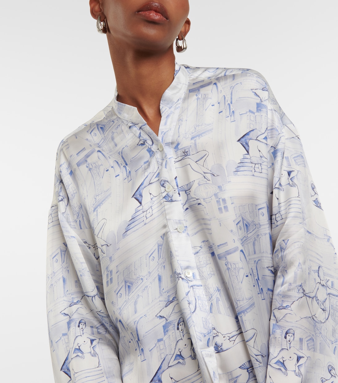 Robe midi Brom imprimée | Khaite