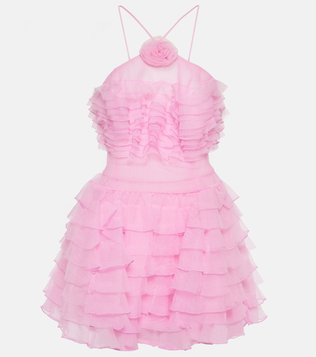 Florian ruffled organza minidress | Staud