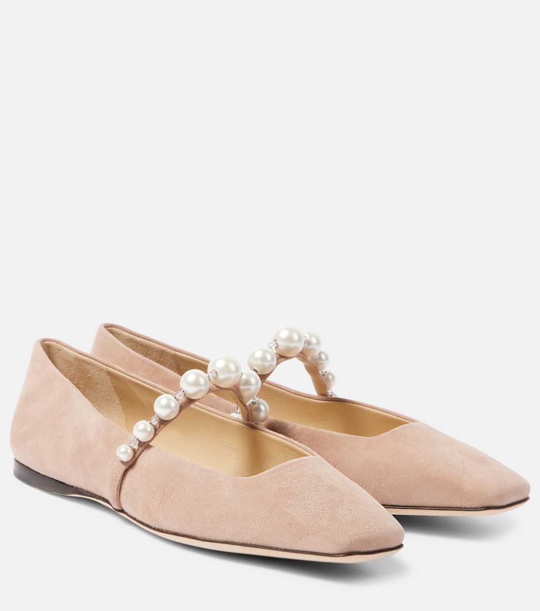 Ade embellished suede Mary Jane flats | Jimmy Choo
