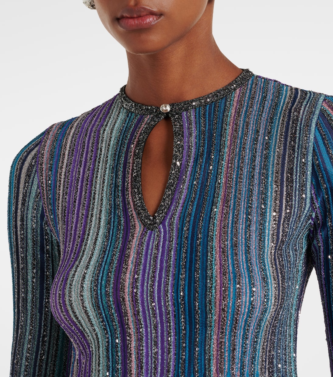 Camiseta Brillante Missoni para Jóvenes con Estilo