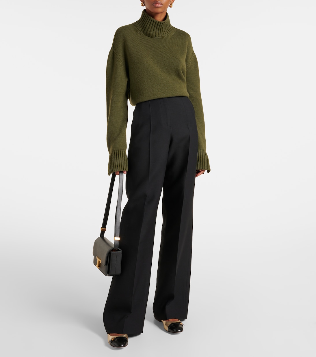 Ballerinas aus Metallic-Leder | Tod's