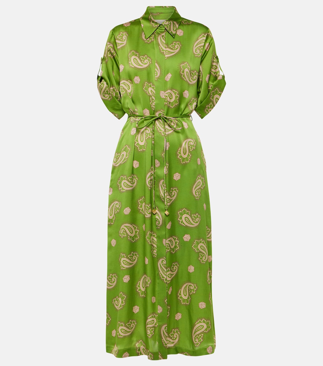 Hemdblusenkleid Dice aus Seide | Alémais