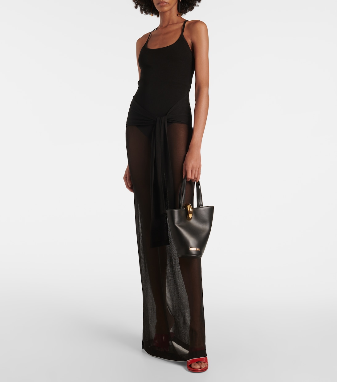 Sac seau Le Bambola Small en cuir | Jacquemus