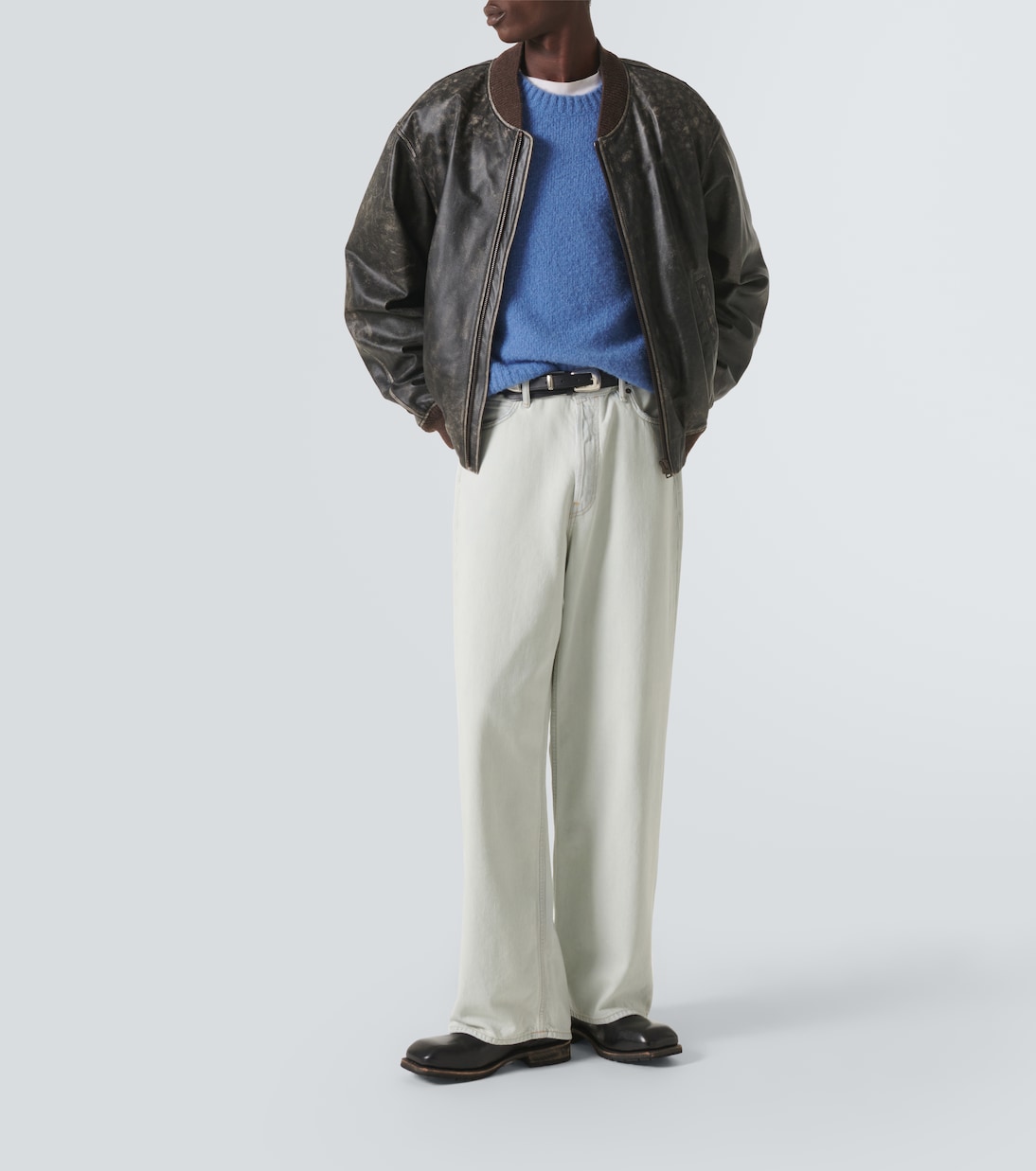 Veste bomber en cuir | Acne Studios