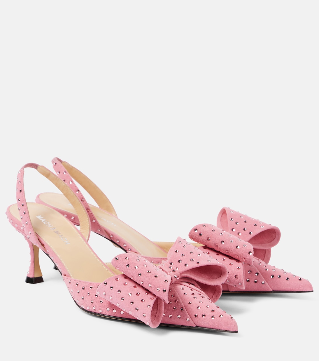 Ballerines Le Cadeau en daim à ornements | Mach & Mach