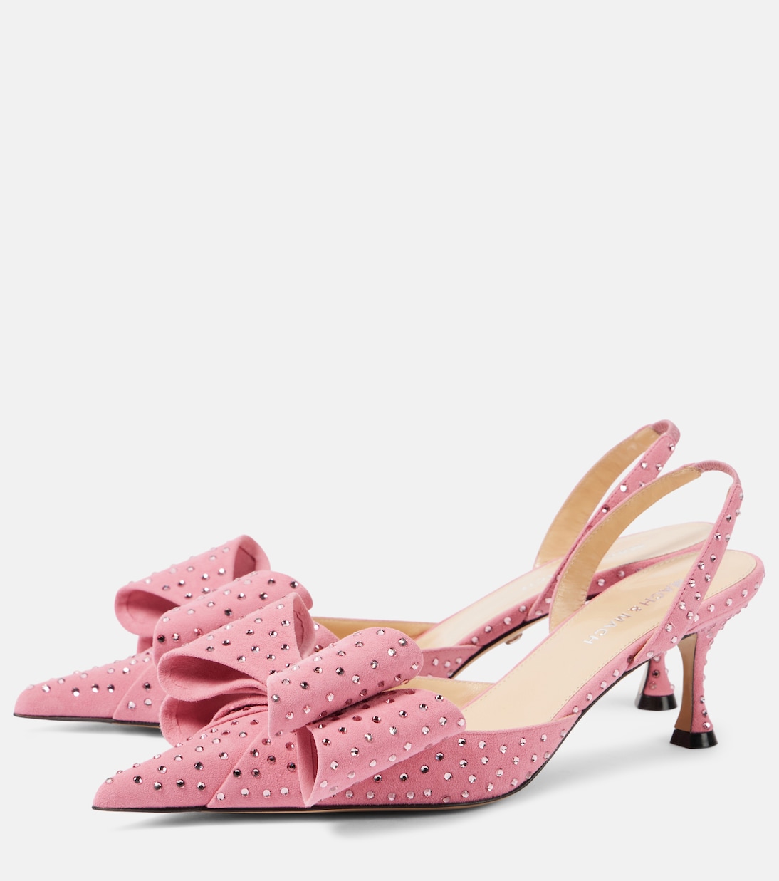 Ballerines Le Cadeau en daim à ornements | Mach & Mach