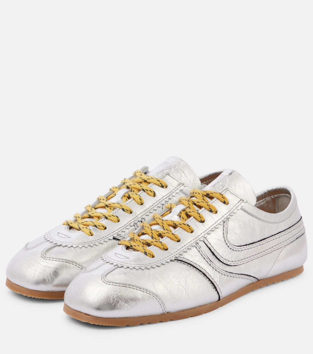 Sneakers in pelle metallizzata | Dries Van Noten