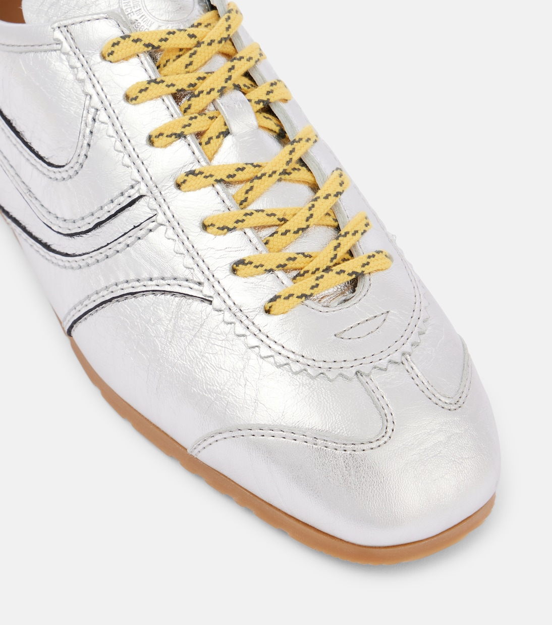 Sneakers in pelle metallizzata | Dries Van Noten
